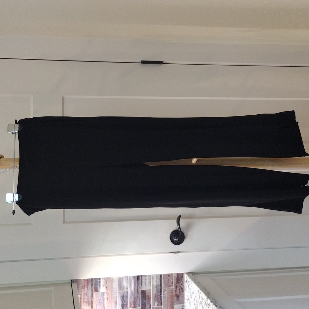 Jersey Knit Cocktail Pants with front slit in Legs